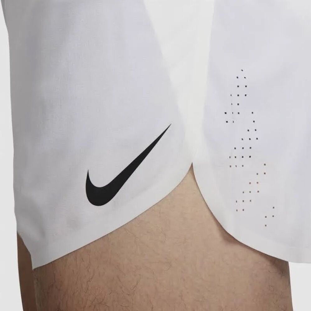 Nike AeroSwift Dri-FIT ADV 4" Brief-Lined Running Shorts White Large - Picture 7 of 9